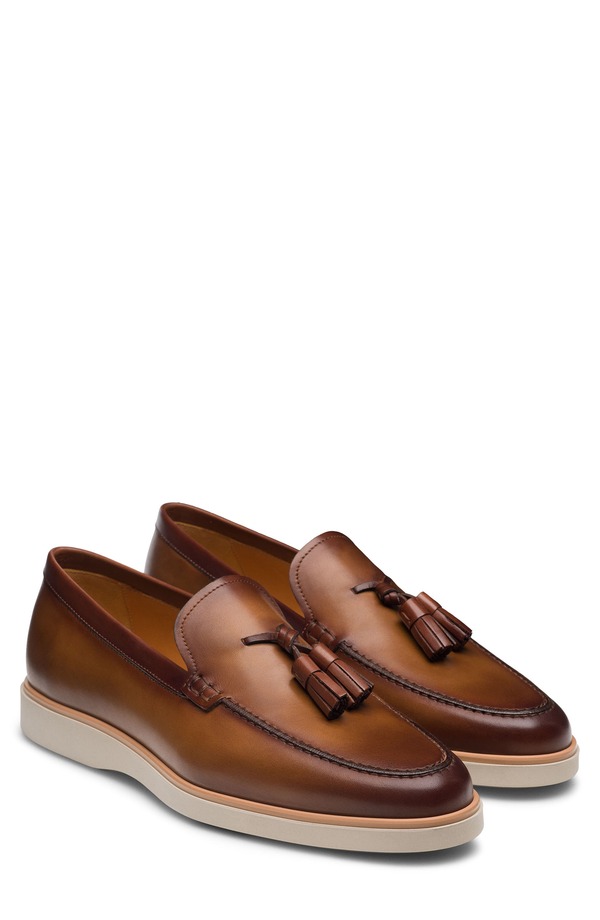 マグナーニ メンズ シューズ 置き目毛革 Magnanni Lalo Tasseloafer Tabaco