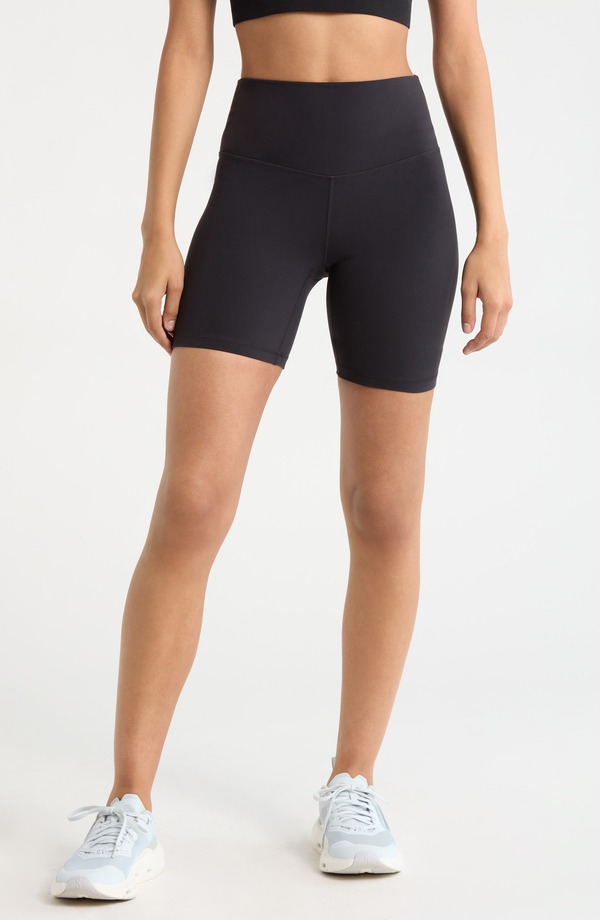 ゼラ レディース ボトムス 二分の一ズボン下・さる股引き 遊撃手ズボン下 Zella Studio Luxe Bike Shorts Black 黒いこと