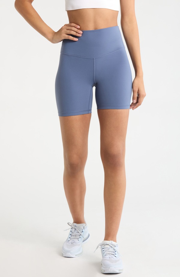 ゼラ レディース ボトムス 二分の一ズボン下・さる股引き 遊撃手ズボン下 Zella Studio Luxe Bike Shorts Blue Vintage 青み