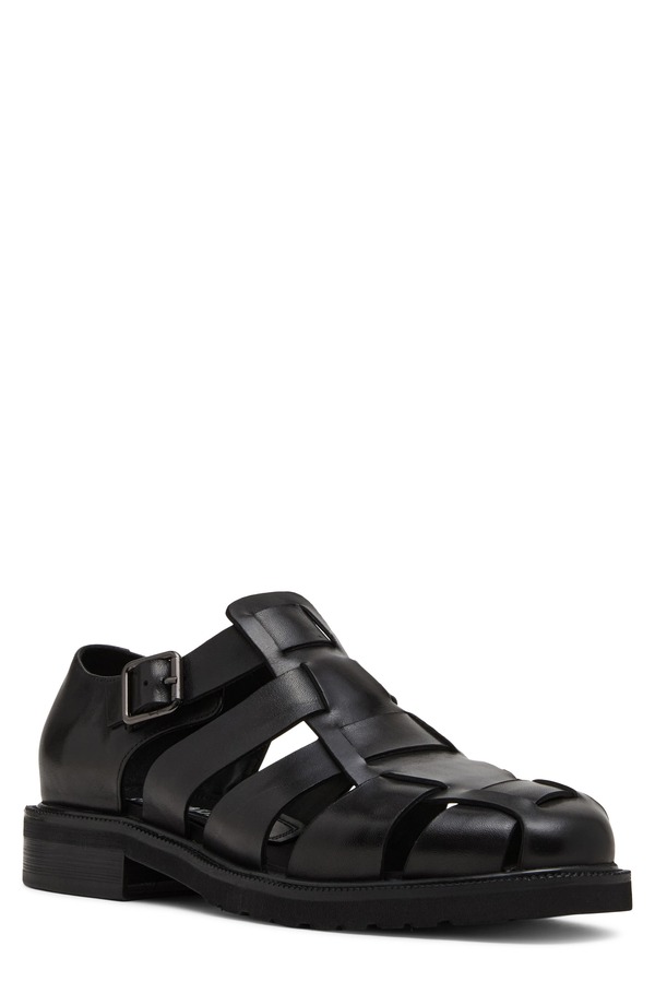 スティーブ マデン メンズ シューズ サンダル Steve Madden Havana Fisherman Sandal Black 黒いこと