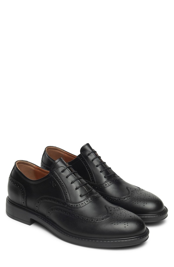 ネーロ ジャルディーニ メンズ シューズ オックスフォード ウィングチップ NeroGiardini Wingtip Oxford Black 黒いこと