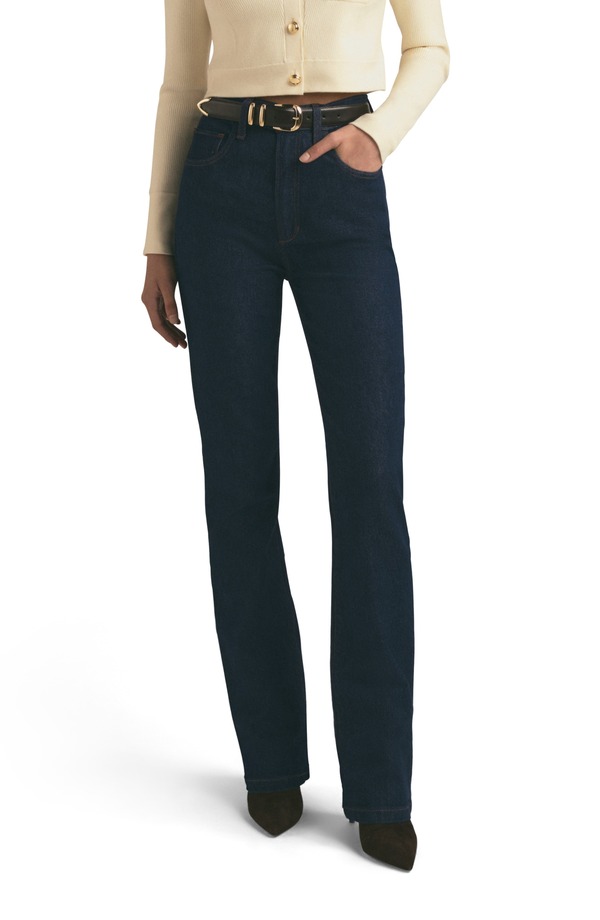 フェイバリット ドーター レディース シューズ ブーツ・レインブーツカット ハイウエスト ミニ ジーンズ Favorite Daughter The Valentina Super High Waist Mini Bootcut Jeans Pepper