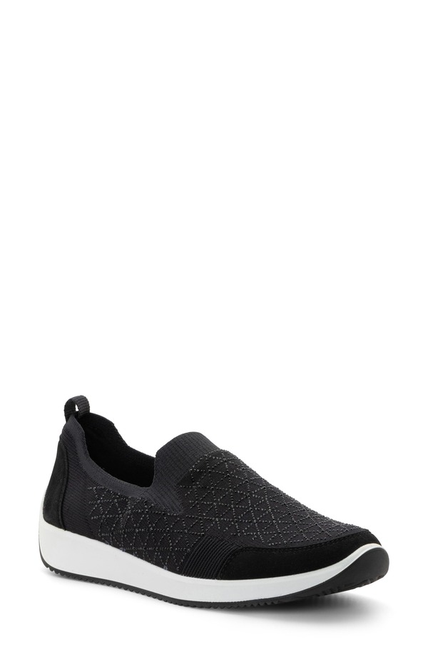 アラ レディース シューズ スニーカー スピード競技 ara Lisbon Lace-Up Sneaker Black Geo 黒いこと