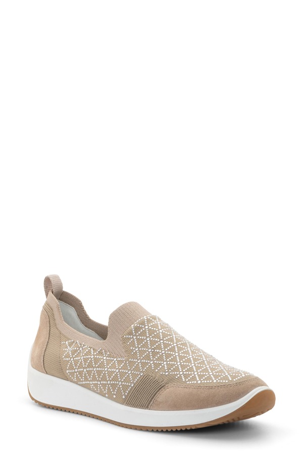 アラ レディース シューズ スニーカー スピード競技 ara Lisbon Lace-Up Sneaker Sand Geo 真砂