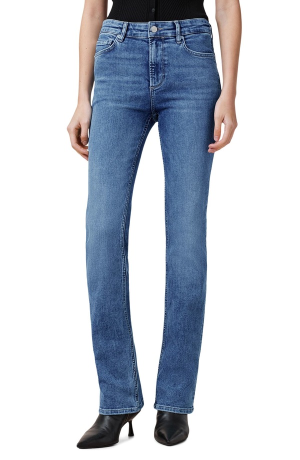 オールセインツ レディース シューズ ブーツ・レインブーツカット ジーンズ AllSaints Haldan Mid Rise Slim Bootcut Jeans Mid Indigo インディゴ