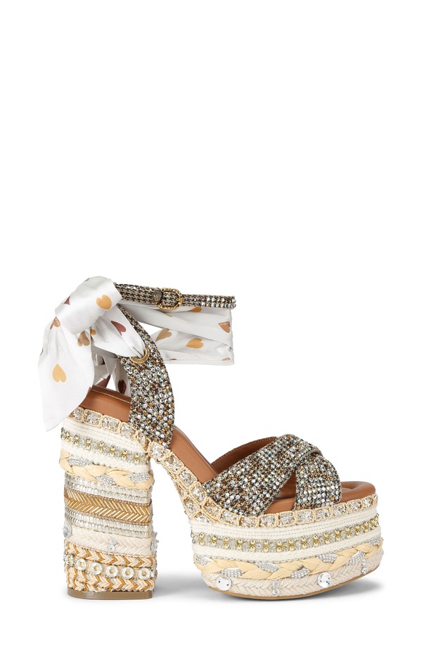カートジェイガーロンドン レディース シューズ ヒール プラットフォーム サンダル チェルシー Kurt Geiger London Chelsea Platform Sandal Open Beige ベージュ