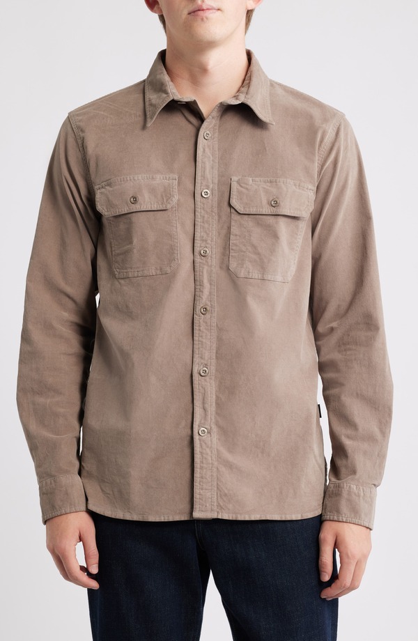 エージー メンズ トップス シャツ AG Curtis Classic Fit Button-Up Work Shirt Sulfur Industrial Taupe トープ
