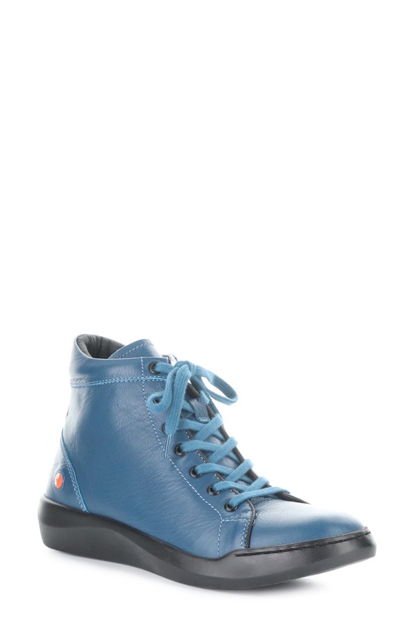 ソフチノス レディース シューズ スニーカー Softinos by Fly London Beji High Top Sneaker 008 Blue Denim ジーンズ