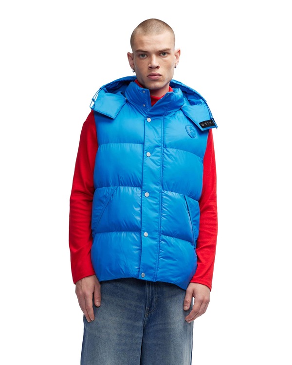 パジャール メンズ アウター 上衣・上衣 キルティング より良い Pajar Channel Quilted Puffer Vest Atlantic Blue 青色