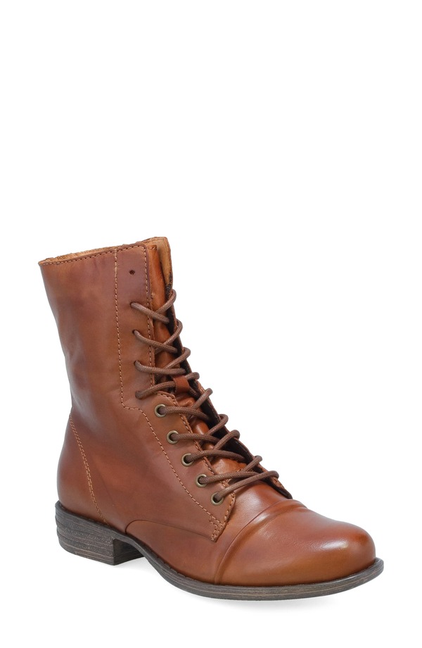 ミズムーズ レディース シューズ ブーツ・レインブーツ レース Miz Mooz Lukas Lace-Up Bootie Brandy