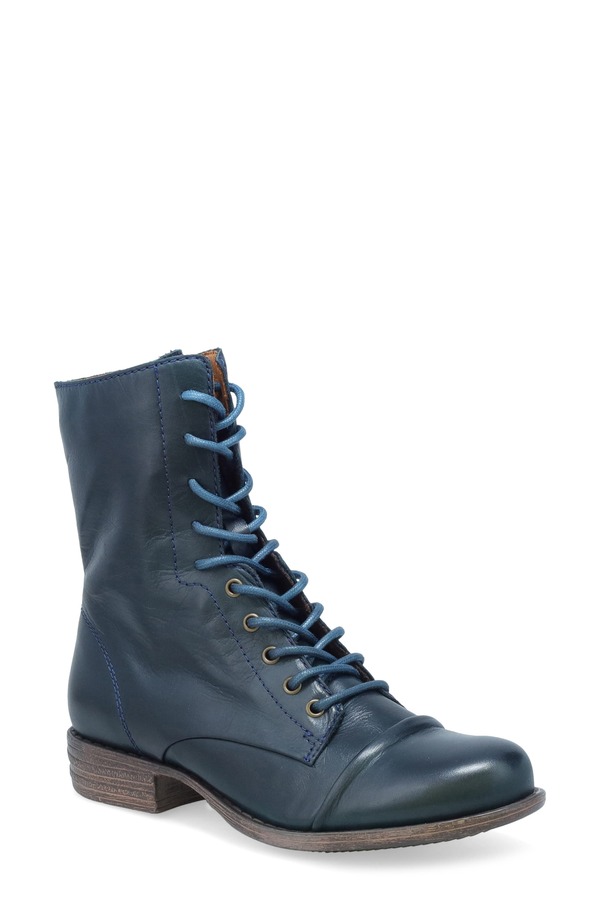 ミズムーズ レディース シューズ ブーツ・レインブーツ レース Miz Mooz Lukas Lace-Up Bootie Ocean