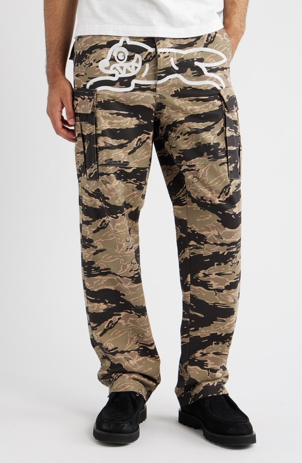 クリーム メンズ ボトムス 心地好いズボン下 カーゴパンツ ICECREAM Clarity Camo Cargo Pants Camo