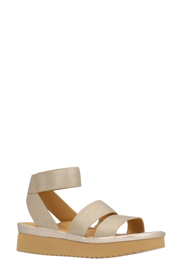 ラモールドピード レディース シューズ サンダル アンクル L'Amour des Pieds Avaleenankle Strap Sandal Gold ゴールド｜ReVida 店