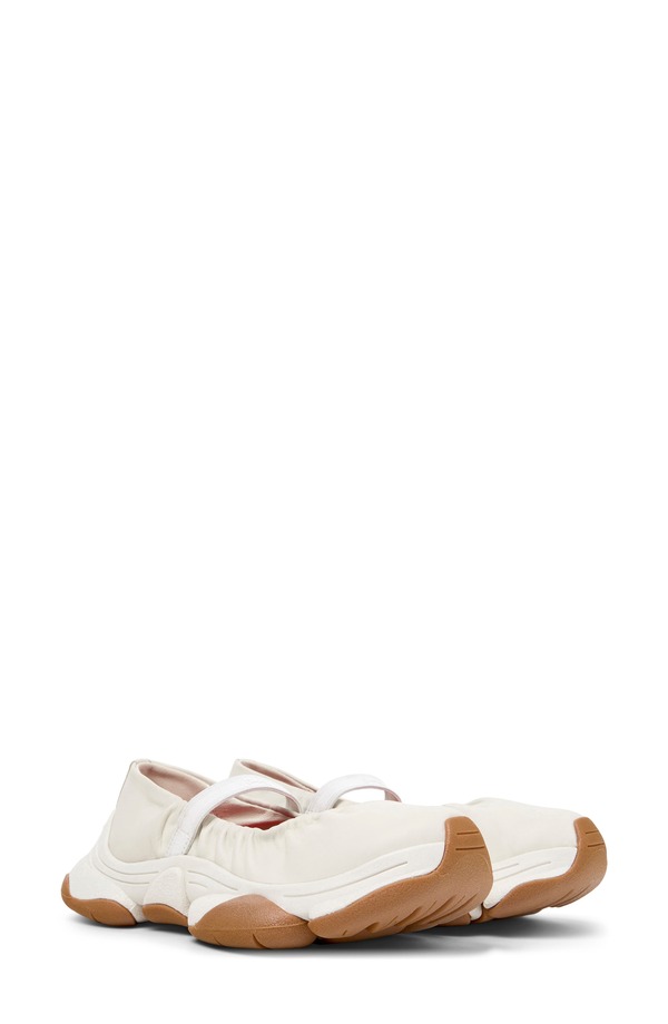 カンペール レディース シューズ スニーカー Camper Karst 2 Mary Jane Sneaker White Natural 白いこと