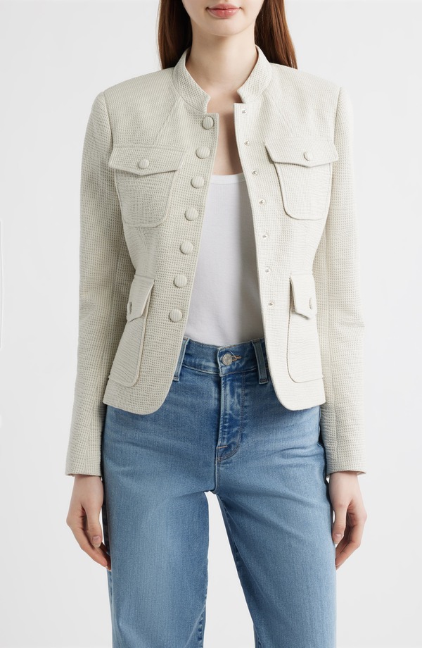 ラグアンドボーン レディース アウター 上衣・上衣 rag \u0026 bone Mercer Textured Jacket Grey 薄墨色