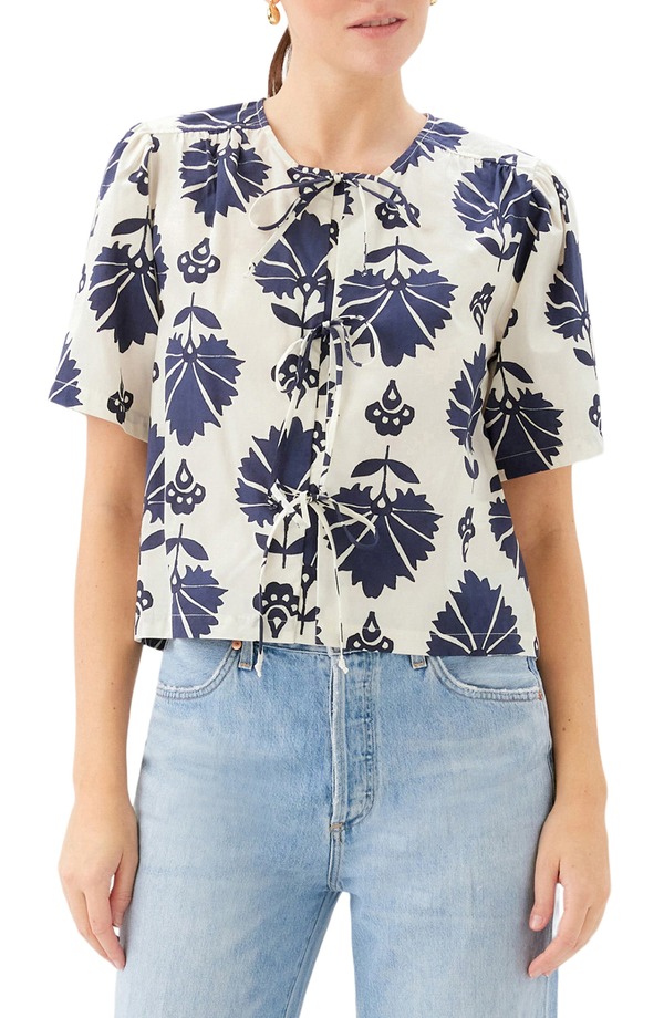 フィフティーントゥエンティ レディース トップス プルオーバー 御花柄 刷り上げる 御花 FIFTEEN TWENTY Nadine Floral Print Woven Shirt Print