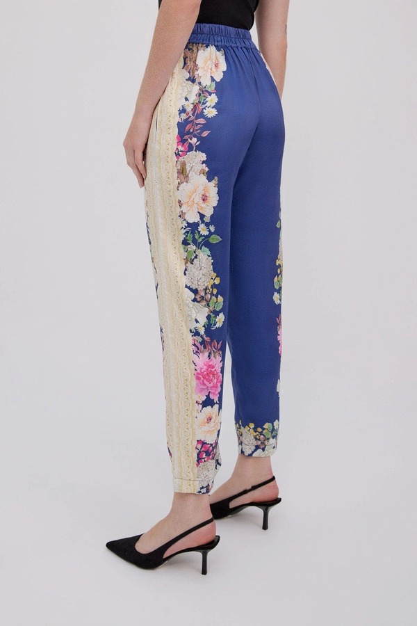 レシュマ レディース ボトムス レギンス ズボン下 RAISHMAmora Blue Trousers Blue 青碧