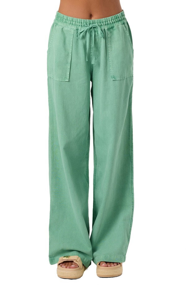 オニール レディース ボトムス レギンス ズボン下 綿織物 O\u0027Neill Sevie 2 Drawstring Cotton Twill Pants Green 緑であること