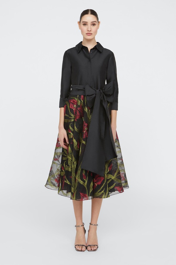 セイア レディース トップス ワンピース シャツ Theiazura Shirt Dress Black ブラック｜ReVida 店 60,940円