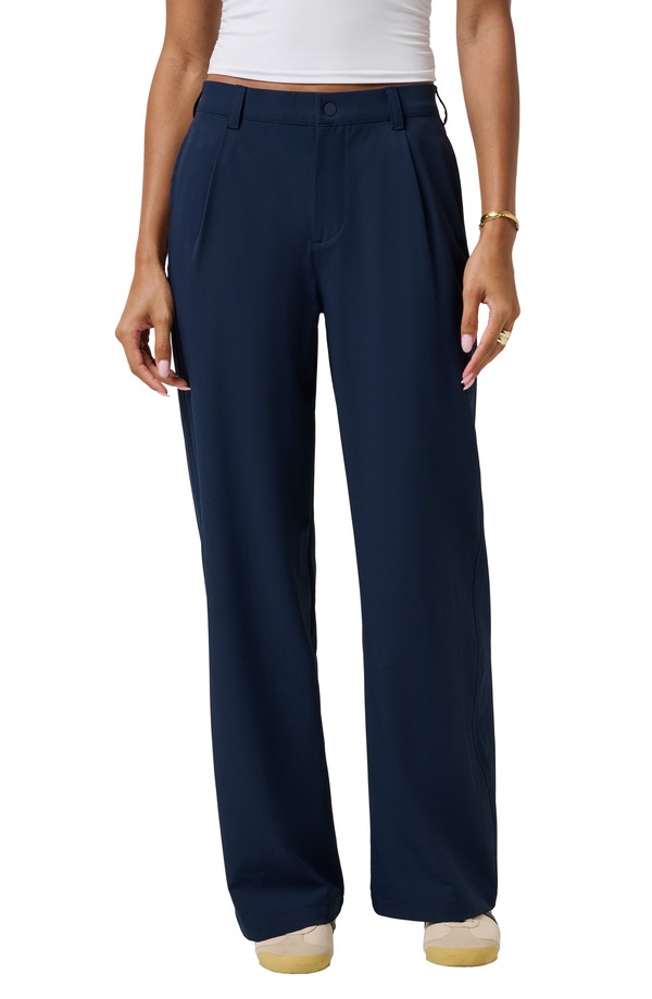 トラビスマヒュー レディース ボトムス ジーンズズボン下 引っ切りない TravisMathew Opening Shot Straight Leg Pants Navy Blazer 米国海軍