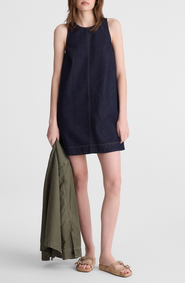 メイドウェル レディース ボトムス ジーンズズボン下 ミニ衣裳 ミニ Madewell Denim Shift Minidress Rinse Wash ジーンズ