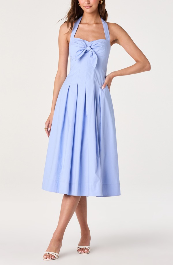 アストール レディース トップス 衣装 midi ホルター ASTR the Label Janae Halter Midi Dress Periwinkle