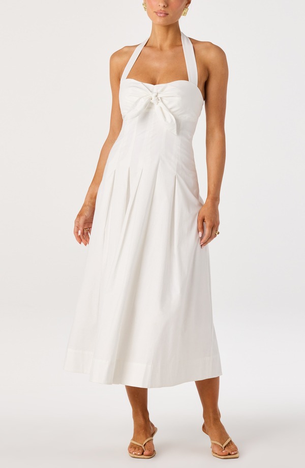 アストール レディース トップス 衣装 midi ホルター ASTR the Label Janae Halter Midi Dress White 白いこと