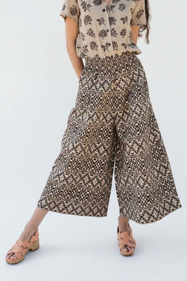 はやりっ児 アンド ジッグ レディース ボトムス レギンス MIDI Ace \u0026 Jig Jo Midi Wide Legged Culottes Yesterday
