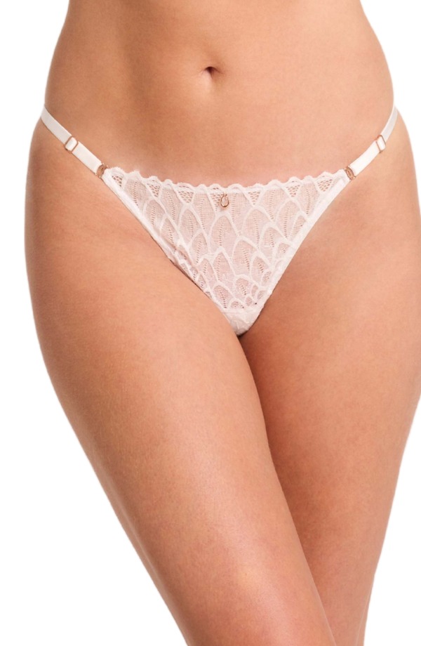 モンテル インティメイツ レディース アンダーウェア パンツ Montelle Intimates Lacy Thong Chantilly｜ReVida 店