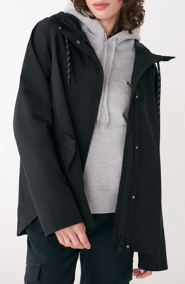 ロル レディース アウター 上衣・上衣 厚地の外套 Lole Lachine Oversize Rain Coat Black Beauty 黒いこと