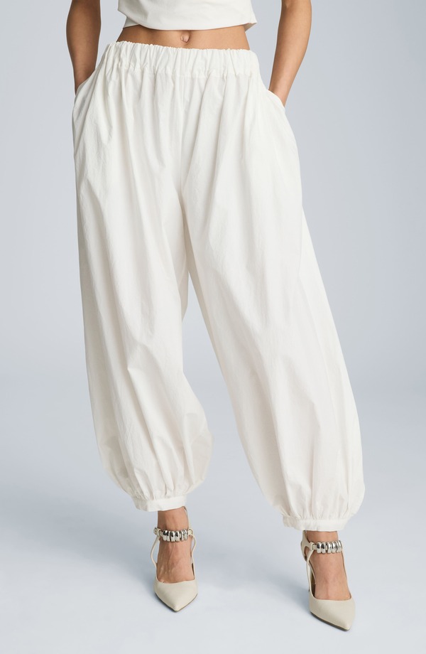 ケネスコール レディース ボトムス レギンス ズボン下 Kenneth Cole Pull-On Balloon Pants Pure White 白いこと