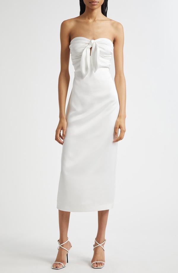 レイミー ブルック レディース トップス 衣装 MIDI ストラップレス Ramy Brook Orion Strapless Midi Dress Ivory 象牙色