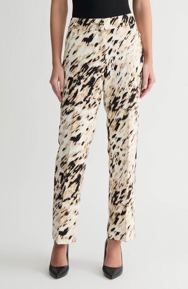 カスパール レディース ボトムス レギンス 刷り上げる ズボン下 KASPER The Lily Printed Pants Toasted White Multi 白いこと