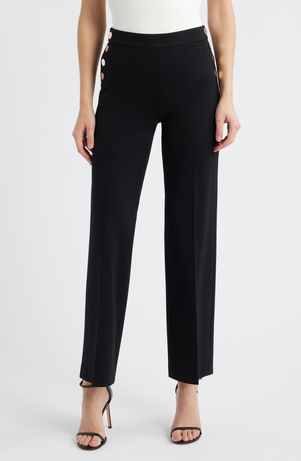アンクライン レディース ボトムス レギンス ズボン下 Anne Klein Pull-On Sailor Pants Anne Black 黒いこと