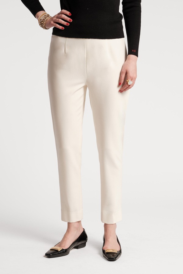 フランセスバレンタイン レディース ボトムス レギンス Frances Valentine Lucy Pant Japanese Stretch Blend Oyster
