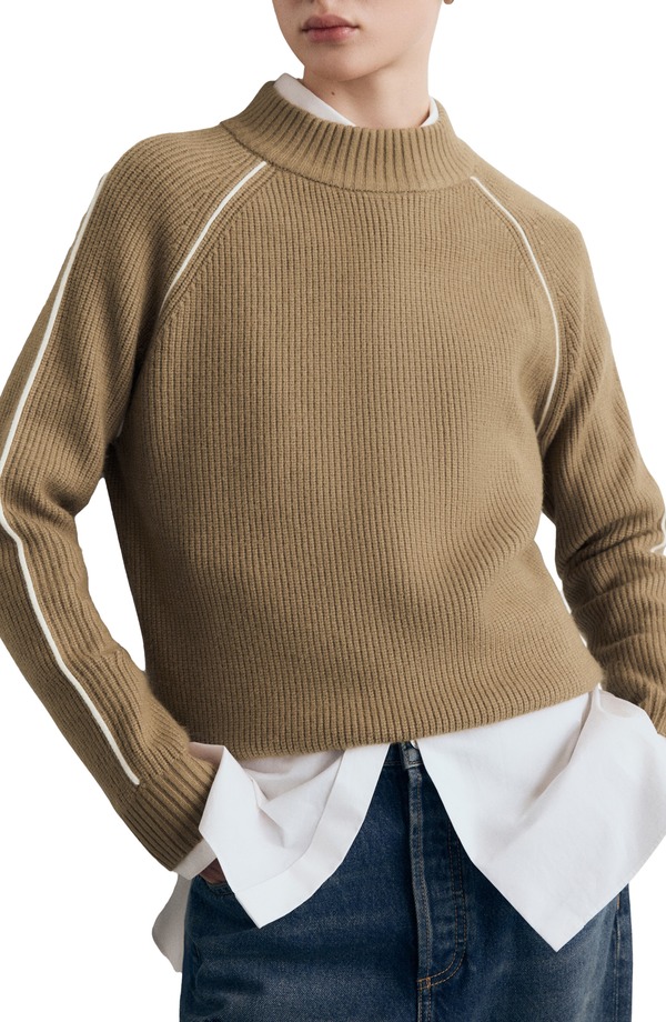 マンゴ レディース アウター パーカー・スウェット セーター MANGO Francusweater Medium Brown ブラウン|ReVida 店