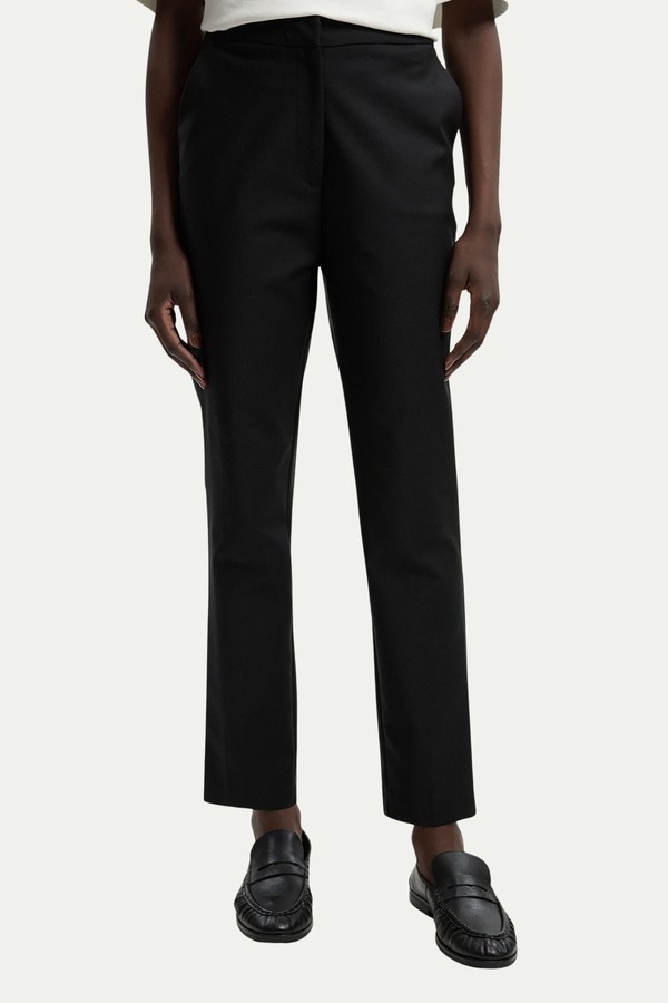 カレンミレン レディース ボトムス レギンス ズボン下 Karen Millen Essential Techno Woven Trousers Black 黒いこと
