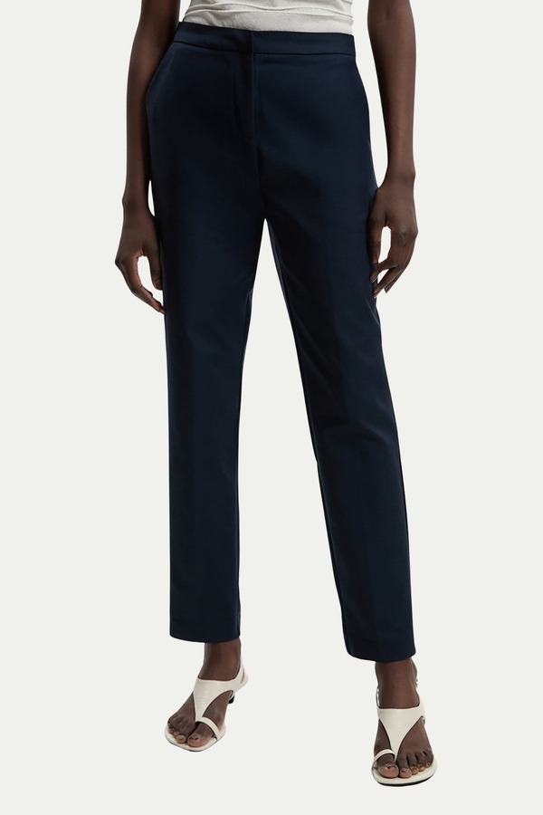 カレンミレン レディース ボトムス レギンス ズボン下 Karen Millen Essential Techno Woven Trousers Navy 米国海軍