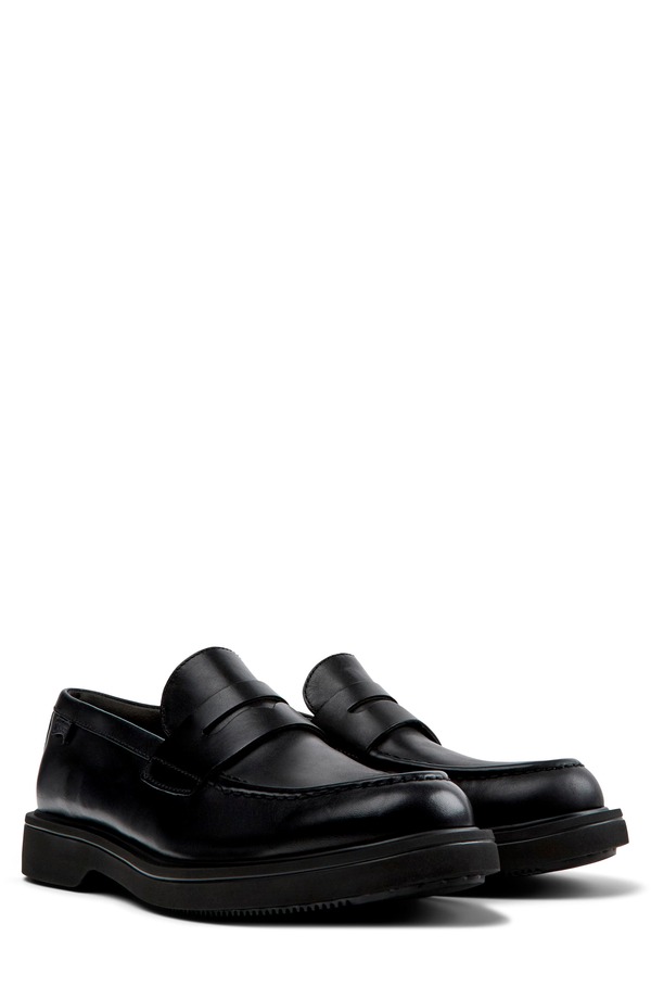 カンペール メンズ シューズ ローファー Camper Norman Loafer Black ブラック