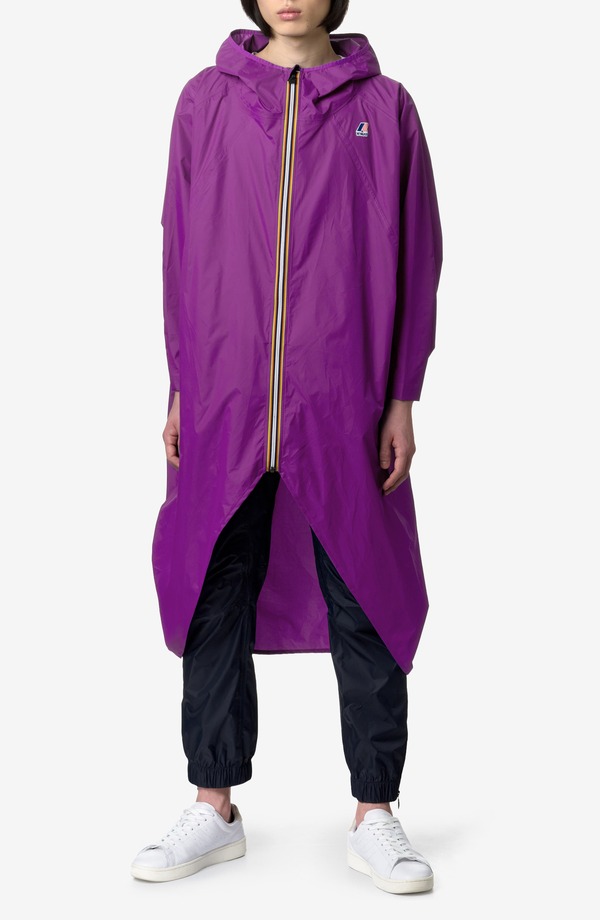 ケイウェイ レディース アウター ジャケット・ブルゾン K-Way Rennes Waterproof Packable Rain Poncho Violet バイオレット