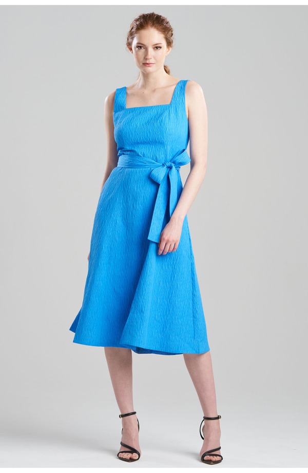 ナトリ レディース トップス ワンピース Natori TEXTURED JQD Square Tank Dress Malibu Blue ブルー
