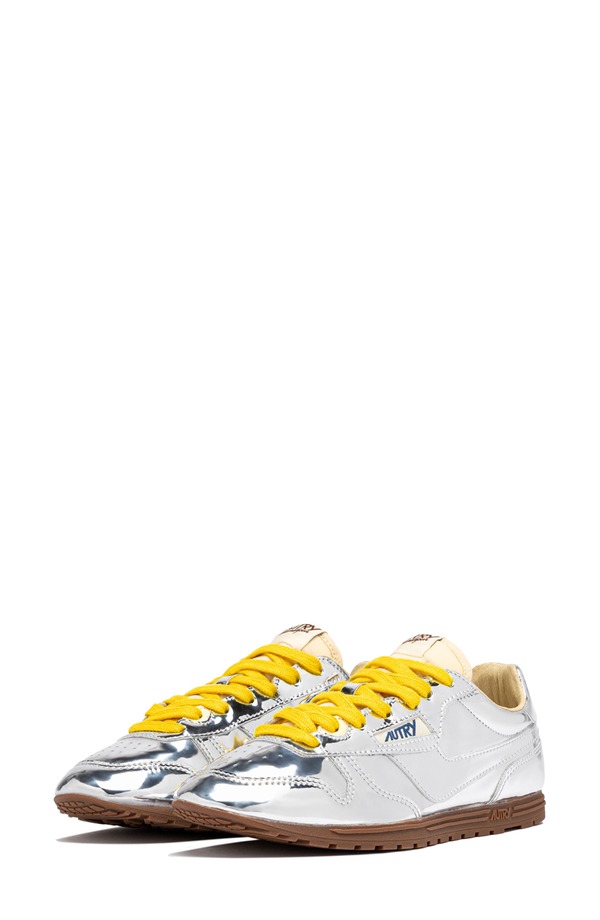 オートリ― レディース シューズ スニーカー AUTRY Windspin Low Sneaker Silver シルバー