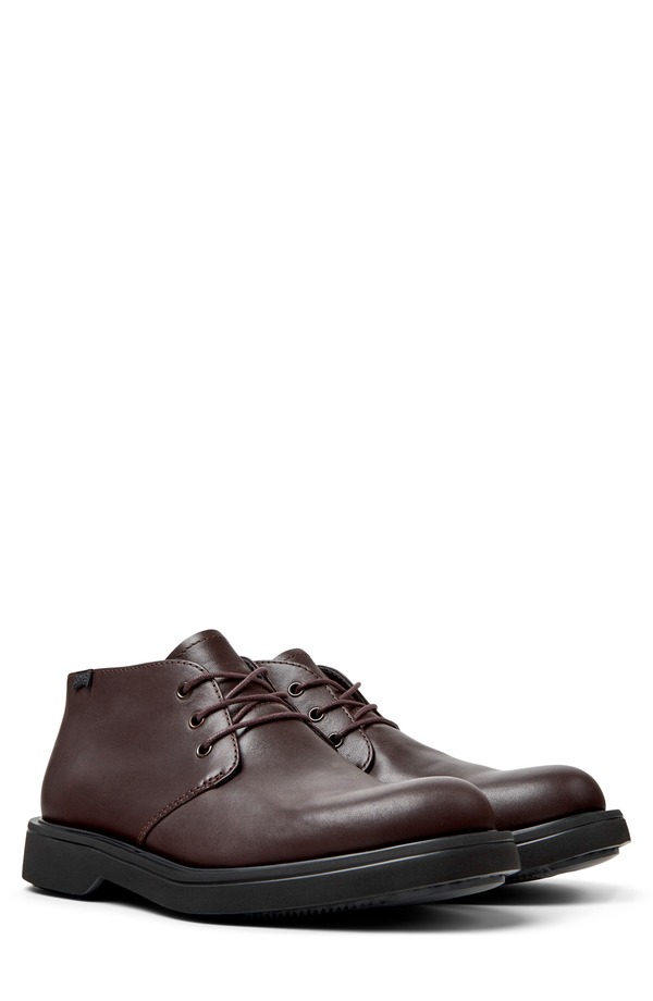 カンペール メンズ シューズ ブーツ・レインブーツ アンクル Camper Normankle Boot Dark Brown 赤銅色