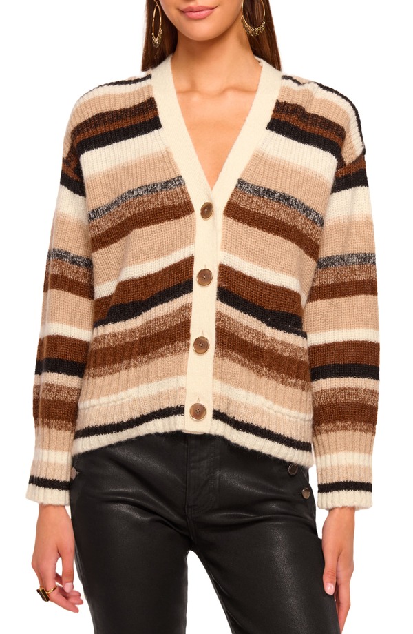 レイミー ブルック レディース アウター パーカー・スウェット ジレー Ramy Brook Caroline Stripe Cardiganeutral Stripe 縞模様