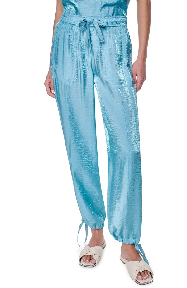 ダナ キャラン ニューヨーク州 レディース ボトムス レギンス ズボン下 アンクル DKNY Ankle Tie Pants Cameo Blue 青碧