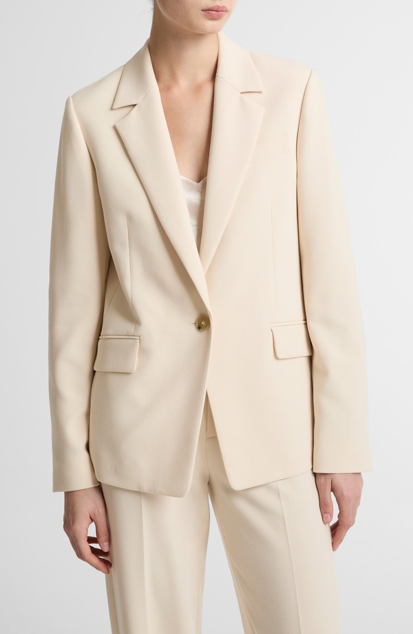 ヴィンス レディース アウター 上衣・上衣 スポーツジャケット Vince Soft Sculpture Blazer Ecru エクリュ
