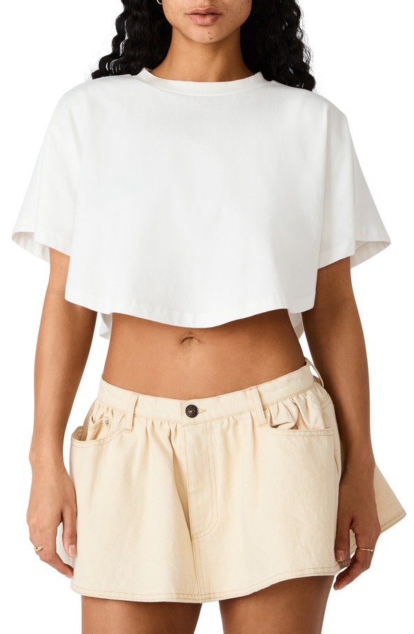 スティーブ マデン レディース トップス シャツ ニット Steve Madden Callom Knitop Whisper White ホワイト｜ReVida 店