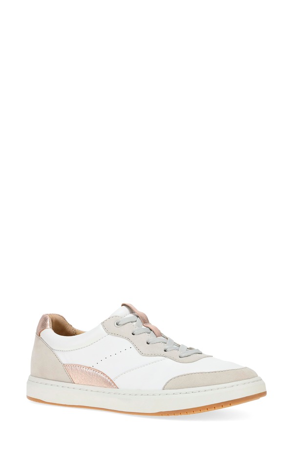 ダンスコ レディース シューズ スニーカー Dansko Josey Low Top Sneaker White Nappa/ Rose Gold ホワイト｜ReVida 店