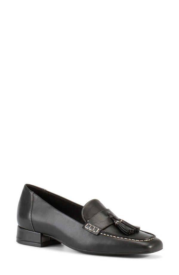 ヴァガボンド レディース シューズ スリッポン・ローファー Vagabond Shoemakers Debbi Tasseloafer Black/ White 白いこと