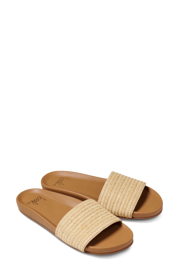 ビーク レディース シューズ サンダル Beek Gallito Raffia Slide Sandal Honey|ReVida 店